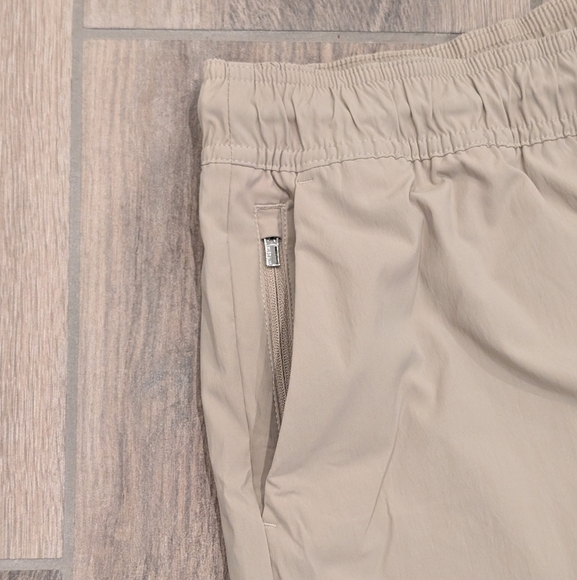 NWT Athleta Midday Crop Tan Wide-Leg Pants - Picture 7 of 11